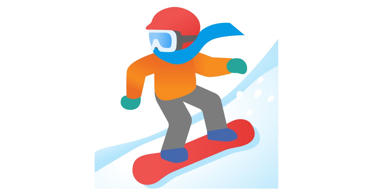 🏂🏻  Snowboarder: Light Skin Tone
