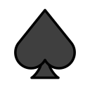 OpenMoji 13.1  ♠️  Spade Suit Emoji