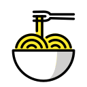 OpenMoji 13.1  🍝  Spaghetti Emoji