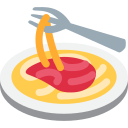 Twitter (Twemoji 14.0)  🍝  Spaghetti Emoji