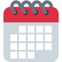 Twitter (Twemoji 14.0)  🗓️  Spiral Calendar Emoji