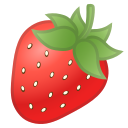 Google (Android 11.0)  🍓  Strawberry Emoji