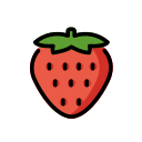 OpenMoji 13.1  🍓  Strawberry Emoji