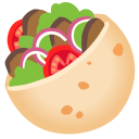 Google (Android 12L)  🥙  Stuffed Flatbread Emoji