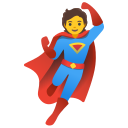 Google (Android 12L)  🦸  Superhero Emoji