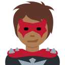 Twitter (Twemoji 14.0)  🦹🏾  Supervillain: Medium-dark Skin Tone Emoji