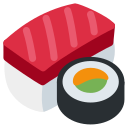 Twitter (Twemoji 14.0)  🍣  Sushi Emoji