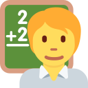 Twitter (Twemoji 14.0)  🧑‍🏫  Teacher Emoji