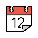 OpenMoji 13.1  📆  Tear-off Calendar Emoji