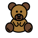OpenMoji 13.1  🧸  Teddy Bear Emoji