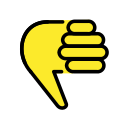 OpenMoji 13.1  👎  Thumbs Down Emoji