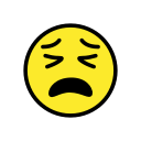 OpenMoji 13.1  😫  Tired Face Emoji