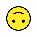 OpenMoji 13.1  🙃  Upside-down Face Emoji