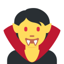 Twitter (Twemoji 14.0)  🧛  Vampire Emoji