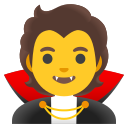 Google (Android 12L)  🧛  Vampire Emoji
