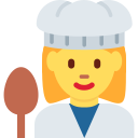 Twitter (Twemoji 14.0)  👩‍🍳  Woman Cook Emoji