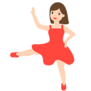 Mozilla (FxEmojis v1.7.9)  💃  Woman Dancing Emoji