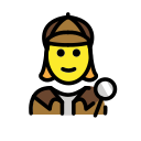 OpenMoji 13.1  🕵️‍♀️  Woman Detective Emoji