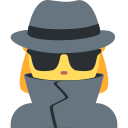 Twitter (Twemoji 14.0)  🕵️‍♀️  Woman Detective Emoji
