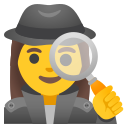 Google (Android 12L)  🕵️‍♀️  Woman Detective Emoji