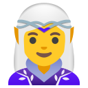 Google (Android 12L)  🧝‍♀️  Woman Elf Emoji