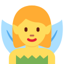 Twitter (Twemoji 14.0)  🧚‍♀️  Woman Fairy Emoji