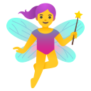 Google (Android 12L)  🧚‍♀️  Woman Fairy Emoji