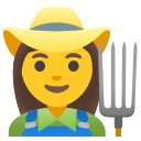 Google (Android 12L)  👩‍🌾  Woman Farmer Emoji