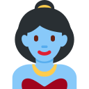 Twitter (Twemoji 14.0)  🧞‍♀️  Woman Genie Emoji