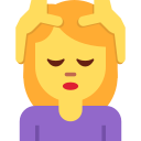 Twitter (Twemoji 14.0)  💆‍♀️  Woman Getting Massage Emoji