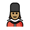 OpenMoji 13.1  💂🏽‍♀️  Woman Guard: Medium Skin Tone Emoji