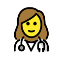 OpenMoji 13.1  👩‍⚕️  Woman Health Worker Emoji
