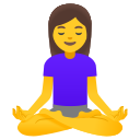 Google (Android 12L)  🧘‍♀️  Woman In Lotus Position Emoji