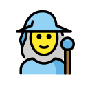 OpenMoji 13.1  🧙‍♀️  Woman Mage Emoji