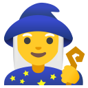 Google (Android 12L)  🧙‍♀️  Woman Mage Emoji