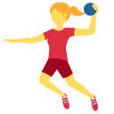 Twitter (Twemoji 14.0)  🤾‍♀️  Woman Playing Handball Emoji