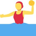Twitter (Twemoji 14.0)  🤽‍♀️  Woman Playing Water Polo Emoji