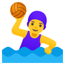 Google (Android 12L)  🤽‍♀️  Woman Playing Water Polo Emoji
