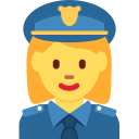Twitter (Twemoji 14.0)  👮‍♀️  Woman Police Officer Emoji