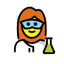 OpenMoji 13.1  👩‍🔬  Woman Scientist Emoji