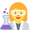 Twitter (Twemoji 14.0)  👩‍🔬  Woman Scientist Emoji