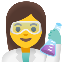 Google (Android 12L)  👩‍🔬  Woman Scientist Emoji