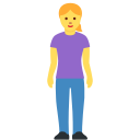 Twitter (Twemoji 14.0)  🧍‍♀️  Woman Standing Emoji