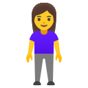 Google (Android 12L)  🧍‍♀️  Woman Standing Emoji