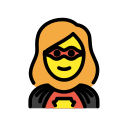 OpenMoji 13.1  🦸‍♀️  Woman Superhero Emoji
