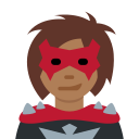 Twitter (Twemoji 14.0)  🦹🏾‍♀️  Woman Supervillain: Medium-dark Skin Tone Emoji