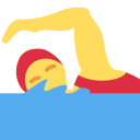 Twitter (Twemoji 14.0)  🏊‍♀️  Woman Swimming Emoji