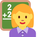 Twitter (Twemoji 14.0)  👩‍🏫  Woman Teacher Emoji