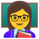 Google (Android 12L)  👩‍🏫  Woman Teacher Emoji