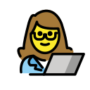 OpenMoji 13.1  👩‍💻  Woman Technologist Emoji